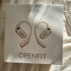 Shokz OpenFit On-Ear Headphones - Cream
